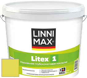 Краска LINNIMAX LITEX 1 / ЛИННИМАКС ЛИТЕКС 1 (CAPAROL SAMTEX 3) высокоэкологичная латексная краска цвет NCS S 0560-G70Y 