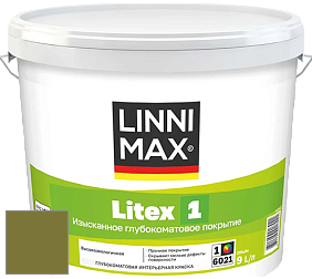 Краска LINNIMAX LITEX 1 / ЛИННИМАКС ЛИТЕКС 1 (CAPAROL SAMTEX 3) высокоэкологичная латексная краска цвет NCS S 4550-G60Y 