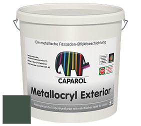 Краска Capadecor Metallocryl Exterior/Кападекор Металлакрил Экстериор шелковисто-глянцевая краска цвет Malachit 5 
