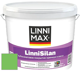 Краска LINNIMAX LinniSilan /ЛИННИМАКС ЛинниСилан (CAPAROL CAPASILAN) глубокоматовая краска цвет NCS S 0570-G20Y 