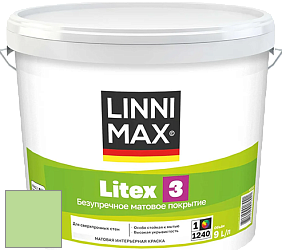 Краска LINNIMAX LITEX 3 / ЛИННИМАКС ЛИТЕКС 3 (ALPINA PREMIUM WAND) латексная краска цвет NCS S 0540-G30Y 