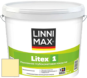 Краска LINNIMAX LITEX 1 / ЛИННИМАКС ЛИТЕКС 1 (CAPAROL SAMTEX 3) высокоэкологичная латексная краска цвет Citrus 120 