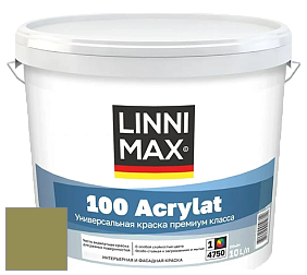 Краска LINNIMAX 100 ACRYLAT / ЛИННИМАКС 100 АКРИЛАТ (CAPAROL AMPHIBOLIN) акриловая краска цвет Tundra 105 