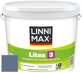 Краска LINNIMAX LITEX 3 / ЛИННИМАКС ЛИТЕКС 3 (ALPINA PREMIUM WAND) латексная краска цвет Lazur 105 
