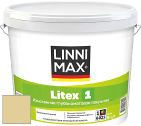 Краска LINNIMAX LITEX 1 / ЛИННИМАКС ЛИТЕКС 1 (CAPAROL SAMTEX 3) высокоэкологичная латексная краска цвет Curry 75 