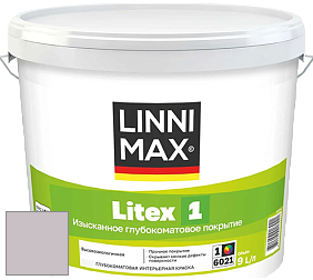 Краска LINNIMAX LITEX 1 / ЛИННИМАКС ЛИТЕКС 1 (CAPAROL SAMTEX 3) высокоэкологичная латексная краска цвет NCS S 2005-R30B 