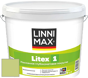Краска LINNIMAX LITEX 1 / ЛИННИМАКС ЛИТЕКС 1 (CAPAROL SAMTEX 3) высокоэкологичная латексная краска цвет NCS S 1040-G50Y 