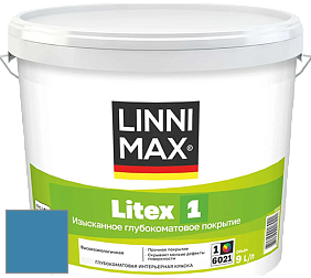 Краска LINNIMAX LITEX 1 / ЛИННИМАКС ЛИТЕКС 1 (CAPAROL SAMTEX 3) высокоэкологичная латексная краска цвет Pacific 165 