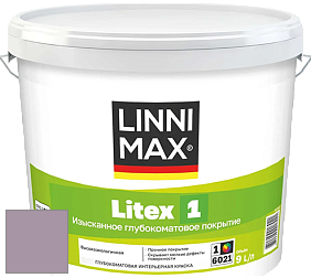 Краска LINNIMAX LITEX 1 / ЛИННИМАКС ЛИТЕКС 1 (CAPAROL SAMTEX 3) высокоэкологичная латексная краска цвет Viola 45 