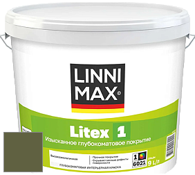 Краска LINNIMAX LITEX 1 / ЛИННИМАКС ЛИТЕКС 1 (CAPAROL SAMTEX 3) высокоэкологичная латексная краска цвет NCS S 6030-G50Y 