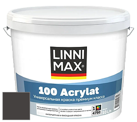 Краска LINNIMAX 100 ACRYLAT / ЛИННИМАКС 100 АКРИЛАТ (CAPAROL AMPHIBOLIN) акриловая краска цвет Meteor 0 