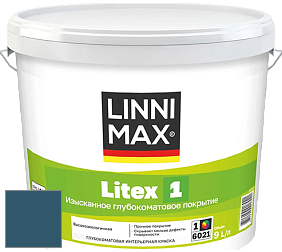 Краска LINNIMAX LITEX 1 / ЛИННИМАКС ЛИТЕКС 1 (CAPAROL SAMTEX 3) высокоэкологичная латексная краска цвет NCS S 6030-B 