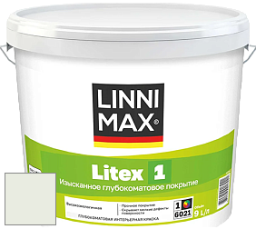 Краска LINNIMAX LITEX 1 / ЛИННИМАКС ЛИТЕКС 1 (CAPAROL SAMTEX 3) высокоэкологичная латексная краска цвет NCS S 0505-G30Y 