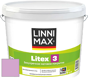 Краска LINNIMAX LITEX 3 / ЛИННИМАКС ЛИТЕКС 3 (ALPINA PREMIUM WAND) латексная краска цвет NCS S 1040-R40B 