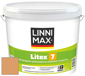 Краска LINNIMAX LITEX 7 / ЛИННИМАКС ЛИТЕКС 7  (CAPAROL SAMTEX 7) латексная краска цвет NCS S 2040-Y30R 