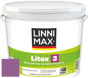 Краска LINNIMAX LITEX 3 / ЛИННИМАКС ЛИТЕКС 3 (ALPINA PREMIUM WAND) латексная краска цвет Viola 105 