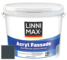 Краска LINNIMAX ACRYL FASSADE / ЛИННИМАКС АКРИЛ ФАССАДЕ (CAPAROL) акриловая фасадная краска цвет NCS S 8010-B10G 