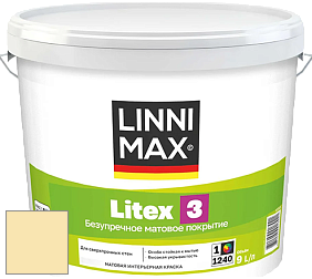 Краска LINNIMAX LITEX 3 / ЛИННИМАКС ЛИТЕКС 3 (ALPINA PREMIUM WAND) латексная краска цвет NCS S 0520-Y 