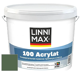 Краска LINNIMAX 100 ACRYLAT / ЛИННИМАКС 100 АКРИЛАТ (CAPAROL AMPHIBOLIN) акриловая краска цвет Oase 70 