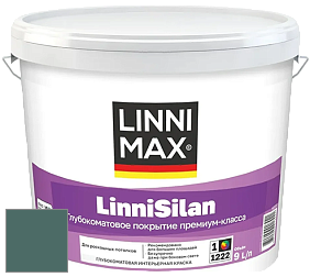 Краска LINNIMAX LinniSilan /ЛИННИМАКС ЛинниСилан (CAPAROL CAPASILAN) глубокоматовая краска цвет NCS S 6020-B70G 