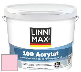 Краска LINNIMAX 100 ACRYLAT / ЛИННИМАКС 100 АКРИЛАТ (CAPAROL AMPHIBOLIN) акриловая краска цвет Flamenco 150 