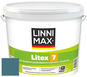 Краска LINNIMAX LITEX 7 / ЛИННИМАКС ЛИТЕКС 7  (CAPAROL SAMTEX 7) латексная краска цвет NCS S 5030-B10G 