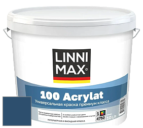 Краска LINNIMAX 100 ACRYLAT / ЛИННИМАКС 100 АКРИЛАТ (CAPAROL AMPHIBOLIN) акриловая краска цвет Lazur 125 