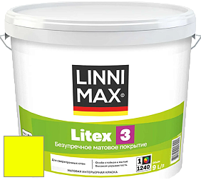Краска LINNIMAX LITEX 3 / ЛИННИМАКС ЛИТЕКС 3 (ALPINA PREMIUM WAND) латексная краска цвет RAL 1026 