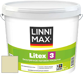Краска LINNIMAX LITEX 3 / ЛИННИМАКС ЛИТЕКС 3 (ALPINA PREMIUM WAND) латексная краска цвет NCS S 1015-G80Y 
