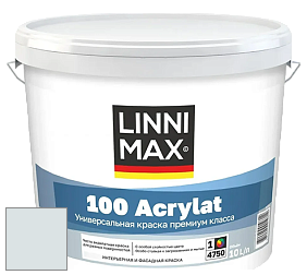 Краска LINNIMAX 100 ACRYLAT / ЛИННИМАКС 100 АКРИЛАТ (CAPAROL AMPHIBOLIN) акриловая краска цвет Pacific 85 