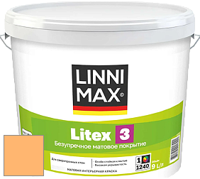 Краска LINNIMAX LITEX 3 / ЛИННИМАКС ЛИТЕКС 3 (ALPINA PREMIUM WAND) латексная краска цвет Siena 170 