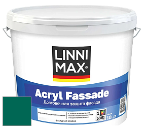 Краска LINNIMAX ACRYL FASSADE / ЛИННИМАКС АКРИЛ ФАССАДЕ (CAPAROL) акриловая фасадная краска цвет NCS S 4550-B80G 