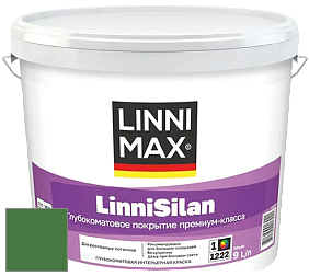 Краска LINNIMAX LinniSilan /ЛИННИМАКС ЛинниСилан (CAPAROL CAPASILAN) глубокоматовая краска цвет NCS S 3560-G20Y 