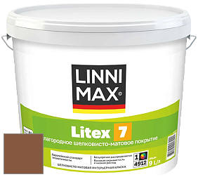 Краска LINNIMAX LITEX 7 / ЛИННИМАКС ЛИТЕКС 7  (CAPAROL SAMTEX 7) латексная краска цвет Papaya 35 