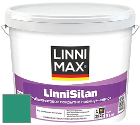 Краска LINNIMAX LinniSilan /ЛИННИМАКС ЛинниСилан (CAPAROL CAPASILAN) глубокоматовая краска цвет NCS S 3050-B90G 