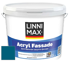 Краска LINNIMAX ACRYL FASSADE / ЛИННИМАКС АКРИЛ ФАССАДЕ (CAPAROL) акриловая фасадная краска цвет NCS S 4550-B 