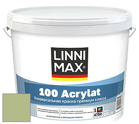 Краска LINNIMAX 100 ACRYLAT / ЛИННИМАКС 100 АКРИЛАТ (CAPAROL AMPHIBOLIN) акриловая краска цвет Jade 105 
