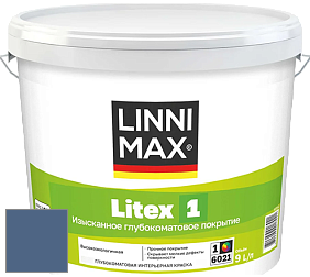 Краска LINNIMAX LITEX 1 / ЛИННИМАКС ЛИТЕКС 1 (CAPAROL SAMTEX 3) высокоэкологичная латексная краска цвет Lazur 130 