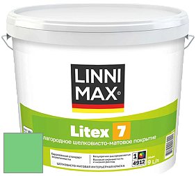 Краска LINNIMAX LITEX 7 / ЛИННИМАКС ЛИТЕКС 7  (CAPAROL SAMTEX 7) латексная краска цвет NCS S 0560-G10Y 
