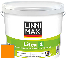 Краска LINNIMAX LITEX 1 / ЛИННИМАКС ЛИТЕКС 1 (CAPAROL SAMTEX 3) высокоэкологичная латексная краска цвет Laser 35 