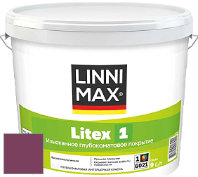 Краска LINNIMAX LITEX 1 / ЛИННИМАКС ЛИТЕКС 1 (CAPAROL SAMTEX 3) высокоэкологичная латексная краска цвет NCS S 4050-R30B 