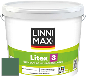 Краска LINNIMAX LITEX 3 / ЛИННИМАКС ЛИТЕКС 3 (ALPINA PREMIUM WAND) латексная краска цвет Malachit 40 