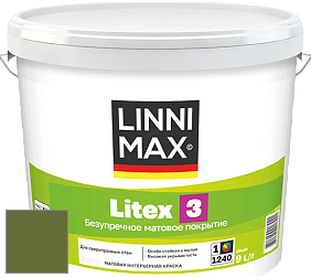 Краска LINNIMAX LITEX 3 / ЛИННИМАКС ЛИТЕКС 3 (ALPINA PREMIUM WAND) латексная краска цвет NCS S 4550-G40Y 