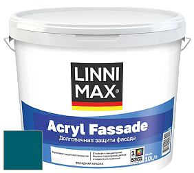 Краска LINNIMAX ACRYL FASSADE / ЛИННИМАКС АКРИЛ ФАССАДЕ (CAPAROL) акриловая фасадная краска цвет NCS S 5045-B10G 