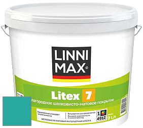 Краска LINNIMAX LITEX 7 / ЛИННИМАКС ЛИТЕКС 7  (CAPAROL SAMTEX 7) латексная краска цвет NCS S 2050-B50G 