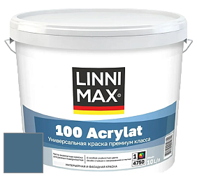 Краска LINNIMAX 100 ACRYLAT / ЛИННИМАКС 100 АКРИЛАТ (CAPAROL AMPHIBOLIN) акриловая краска цвет Lago 70 