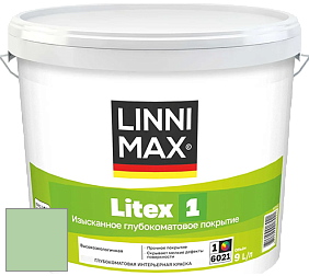 Краска LINNIMAX LITEX 1 / ЛИННИМАКС ЛИТЕКС 1 (CAPAROL SAMTEX 3) высокоэкологичная латексная краска цвет NCS S 1030-G20Y 
