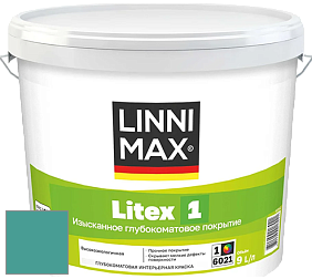 Краска LINNIMAX LITEX 1 / ЛИННИМАКС ЛИТЕКС 1 (CAPAROL SAMTEX 3) высокоэкологичная латексная краска цвет NCS S 3040-B60G 