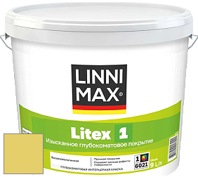 Краска LINNIMAX LITEX 1 / ЛИННИМАКС ЛИТЕКС 1 (CAPAROL SAMTEX 3) высокоэкологичная латексная краска цвет Citrus 75 