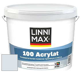 Краска LINNIMAX 100 ACRYLAT / ЛИННИМАКС 100 АКРИЛАТ (CAPAROL AMPHIBOLIN) акриловая краска цвет Niagara 18 